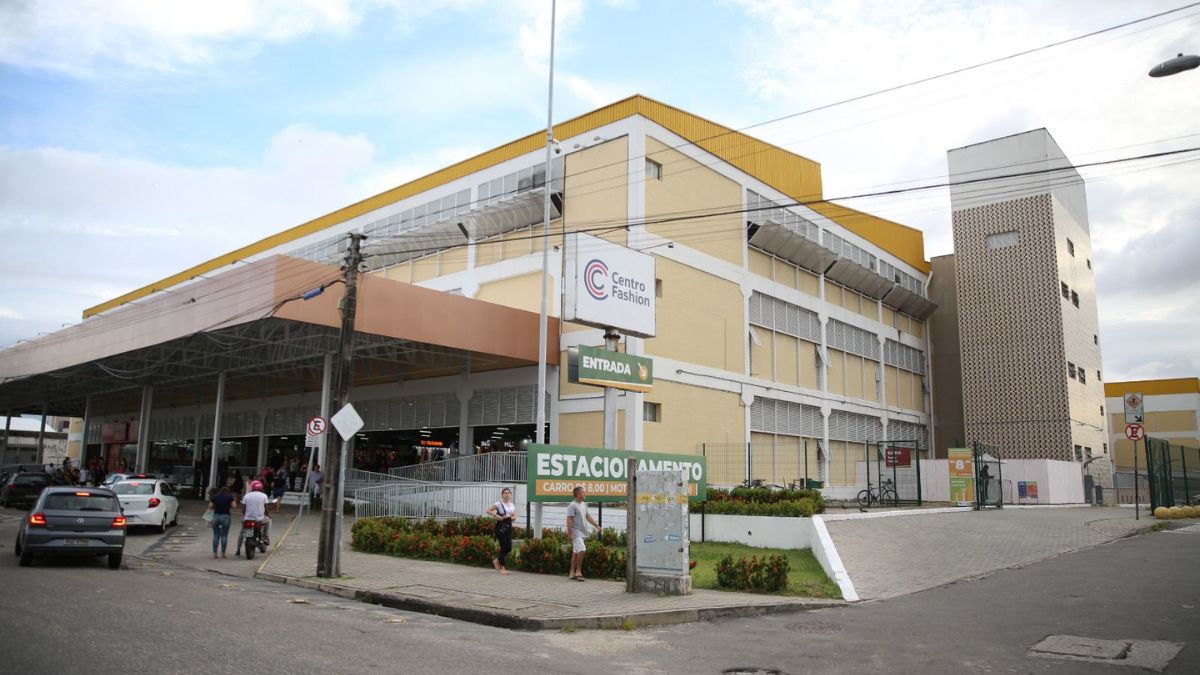 Imagem do Centro Fashion para ilustrar uma matéria jornalística.