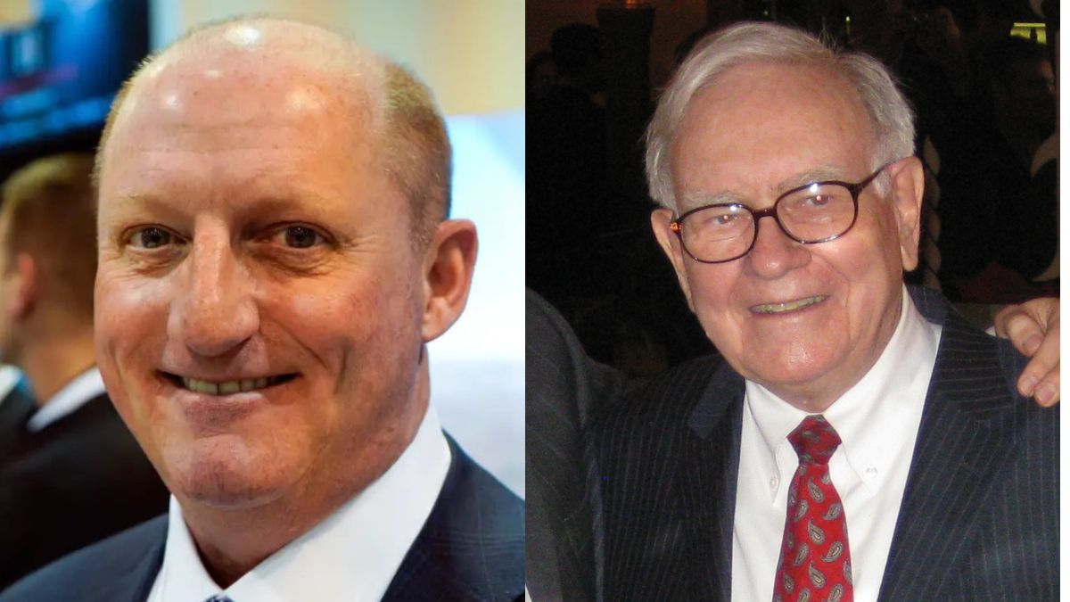 Imagem de Greg Abel e Warren Buffett para ilustrar uma matéria jornalística sobre Berkshire Hathaway