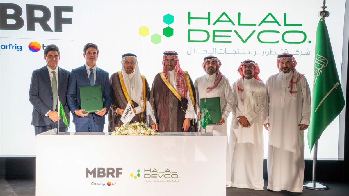 Imagem da assinatura e criação da Sadia Halal para ilustrar uma matéria jornalística.
