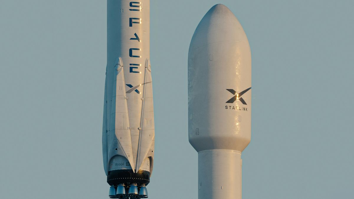 Imagem de um foguete da SpaceX para ilustrar uma matéria jornalística sobre a Starship da SpaceX
