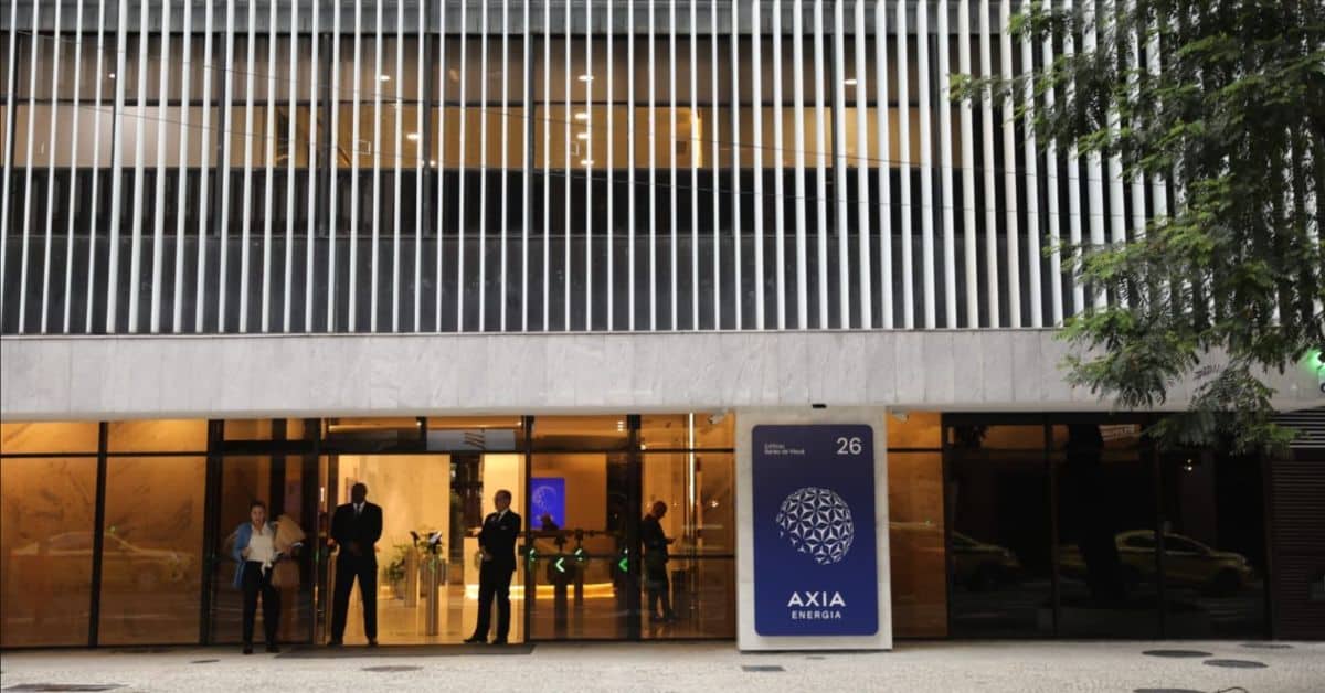 Fachada da sede da Axia Energia (AXIA3) em São Paulo, empresa que vende ativos de transmissão por R$ 451 milhões