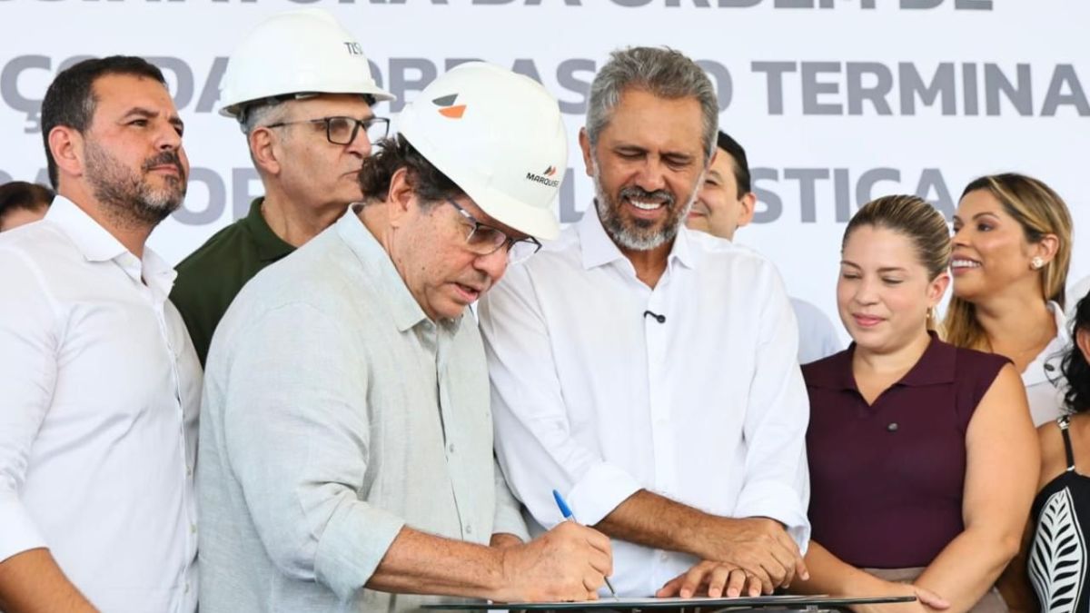 Imagem da assinatura para ilustrar uma matéria jornalística sobre a Marquise Infraestrutura e a Transnordestina.