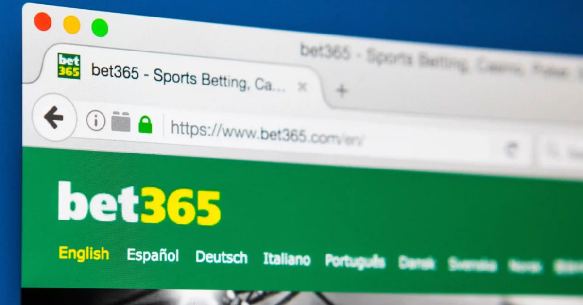 Página inicial da Bet365 em navegador, uma das operadoras investigadas pelo Ministério da Fazenda por publicidade durante jogos da Copa do Mundo.