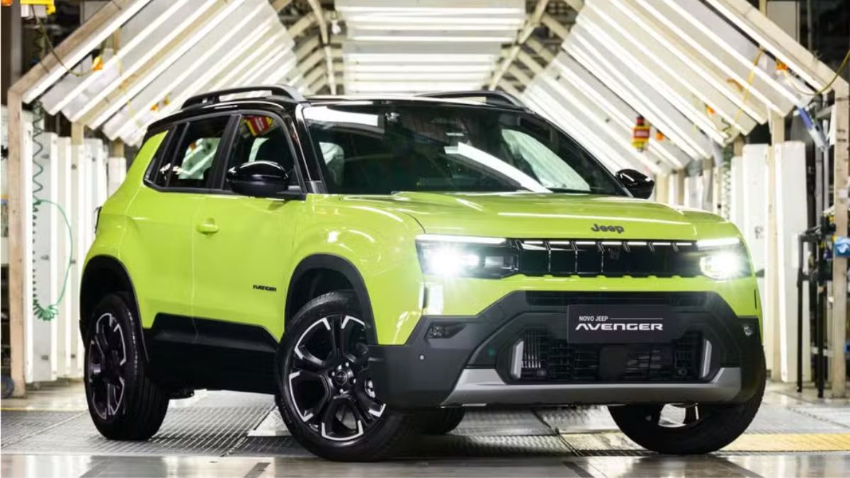 Imagem do novo veículo da Stellantis para ilustrar uma matéria jornalística sobre a Jeep Avenger.