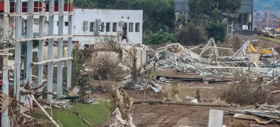 Enchentes - Chuvas - Destruição - Meio Ambiente - Rio Grande do Sul - Linha Branca