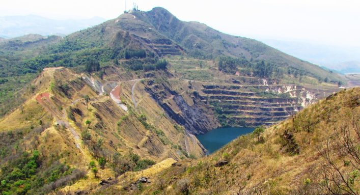 Impactos da mineração ilegal na Serra do Curral. (Foto: Divulgação)