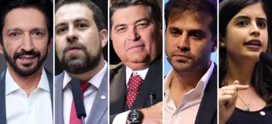 Disputa eleitoral em São Paulo 2024; Nunes e Boulos na liderança; Agregador de pesquisas eleitorais.