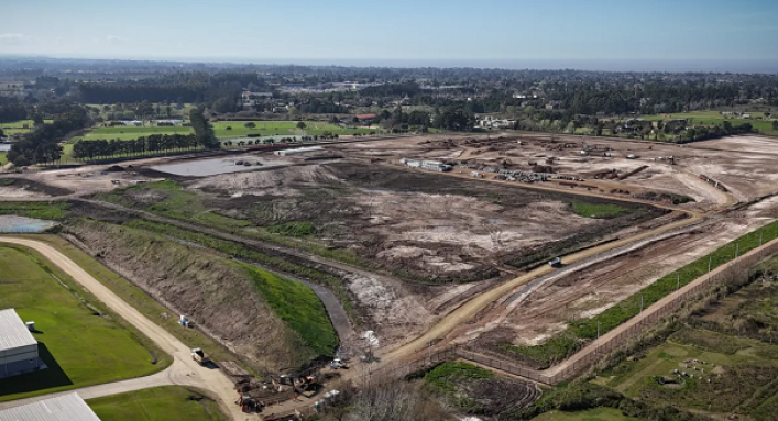 Terreno em Canelones, Uruguai, que irá abrigar novo data center do Google. (Foto: Divulgação)